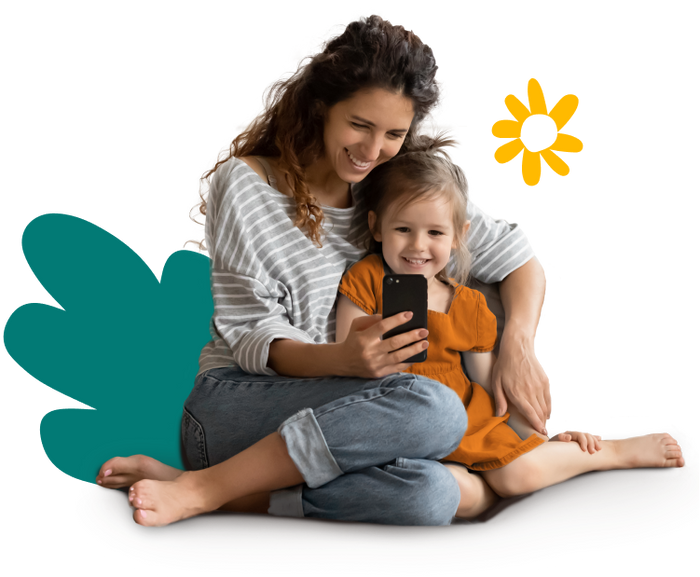 Mãe e filha - Conta Digital Kids Banco Inter